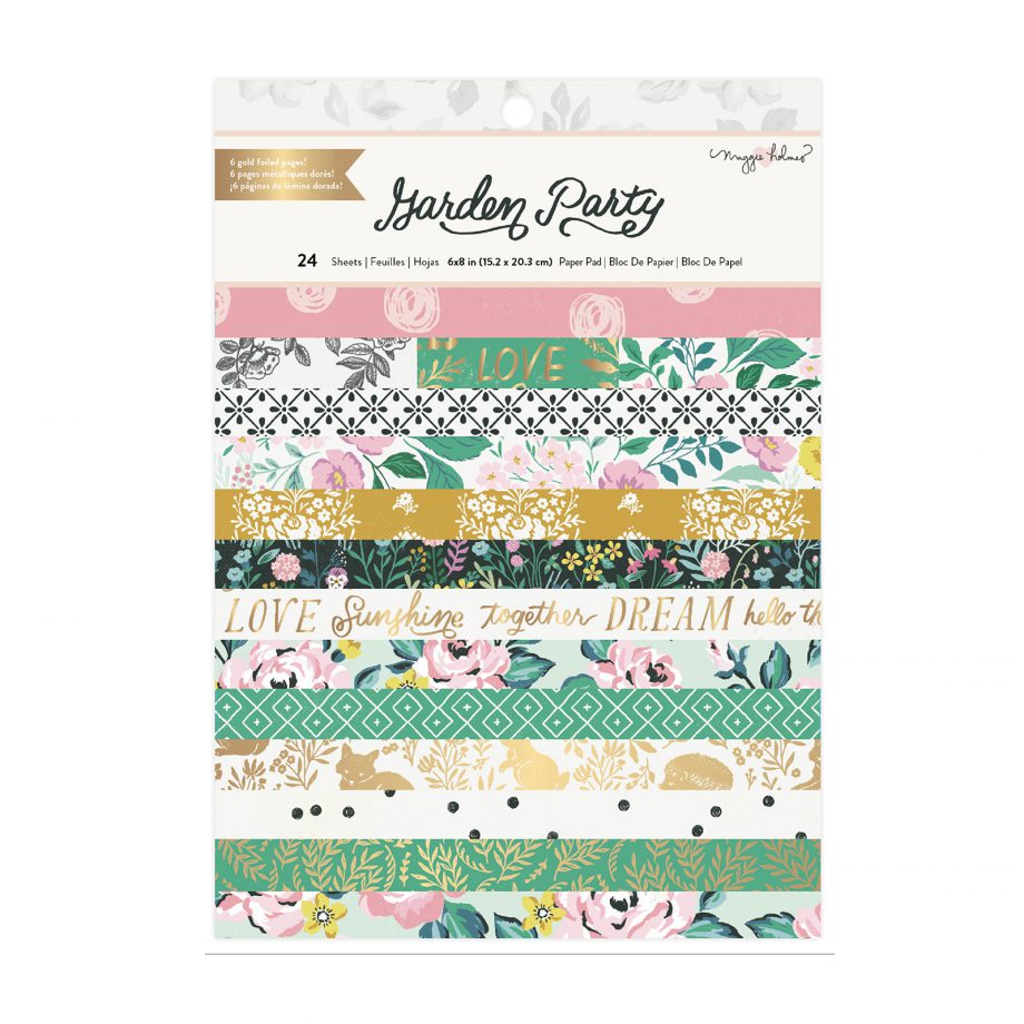 Álbum de Papeles Garden Party 15.2 x 20.3 cm.