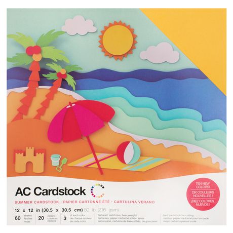 Cardstock Colores de Verano