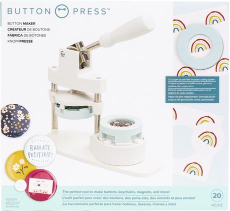 Kit Button Press, Fábrica de Chapitas con matriz mediana
