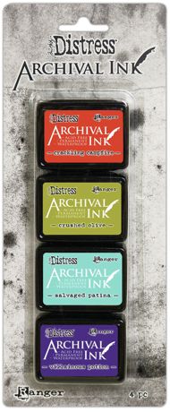 Minikit de tintas de archivo Distress de Tim Holtz Archival Ink