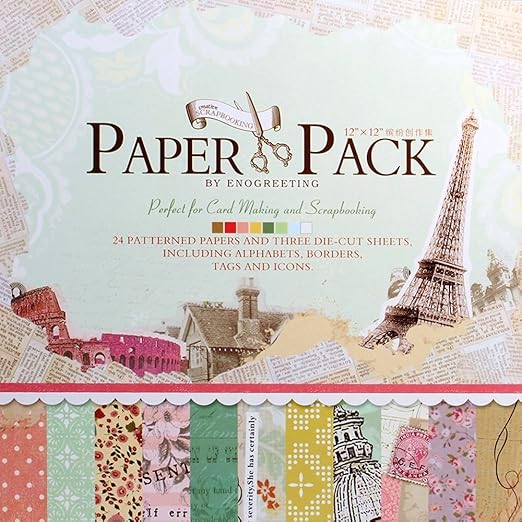 Paper Pack, papeles decorativos para la creación de tarjetas y álbumes de recortes