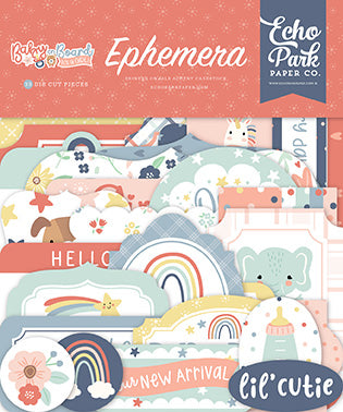 Die cuts Ephemera (Baby on Board), Echo Park