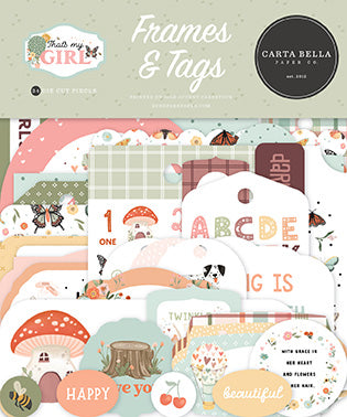 Die cuts, marcos y etiquetas de colección That's My Girl , Echo Park