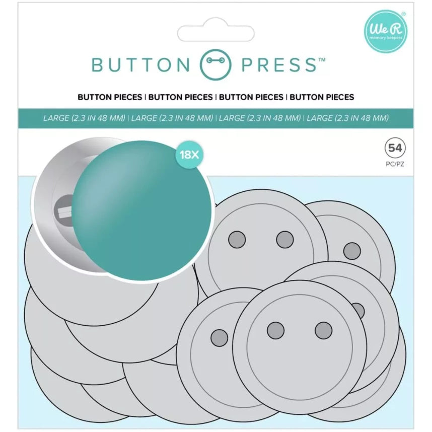 Chapas para Button Press We R Memory Keepers 58mm