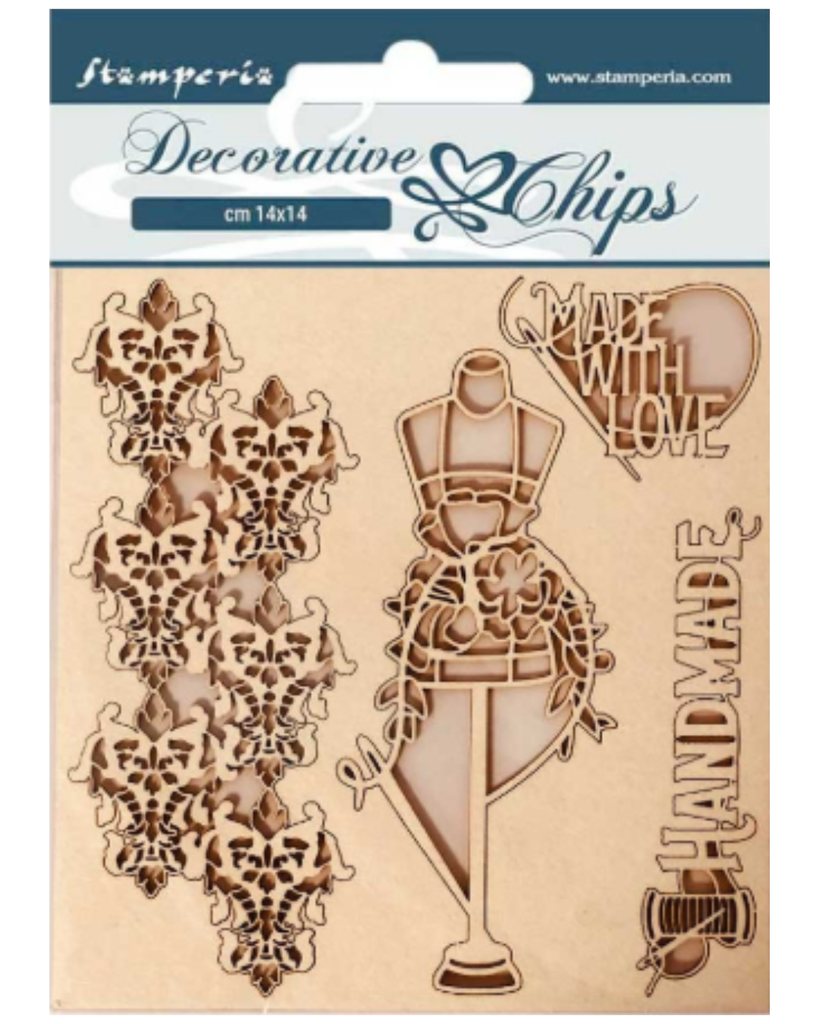Decorativos de madera costura, Stampería