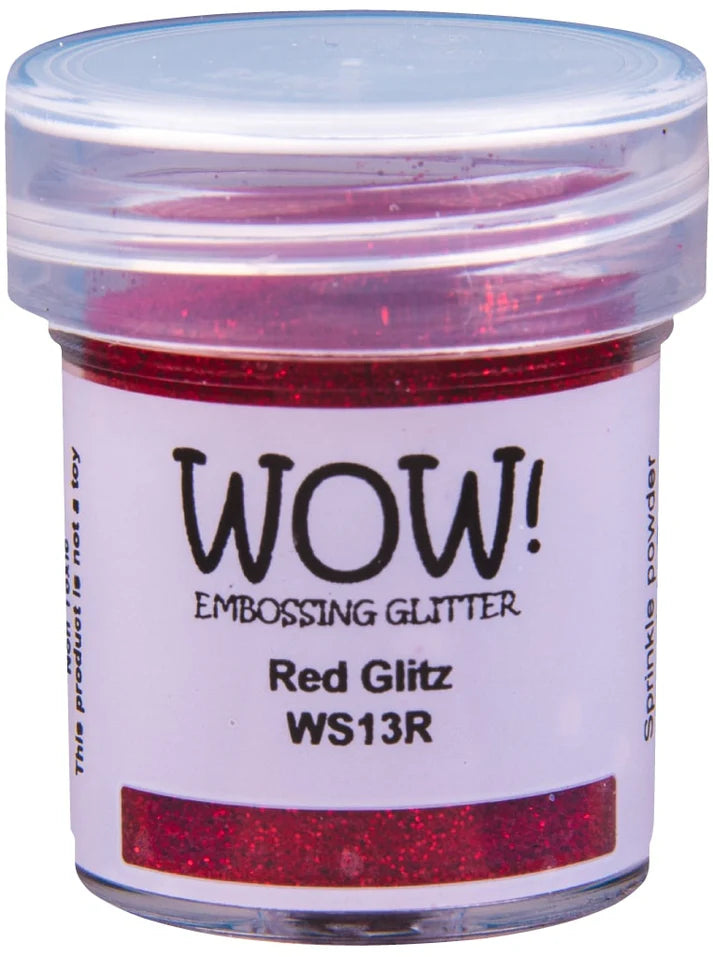 Polvos de embossing Red Glitz -Regular