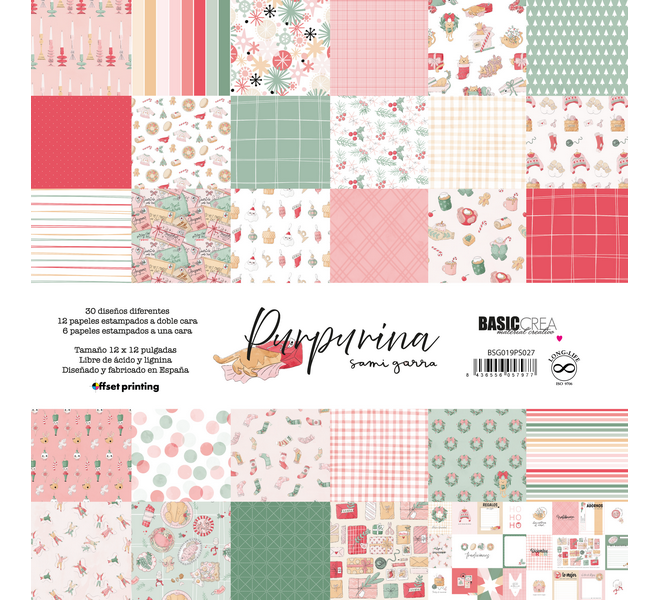 Bloc de Papeles Purpurina Sami Garra