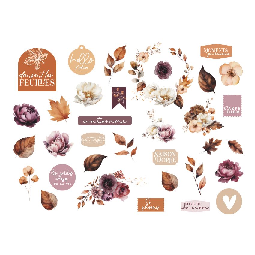 Die Cuts Cuaderno Naturaleza, de Marca  Florilèges Design.