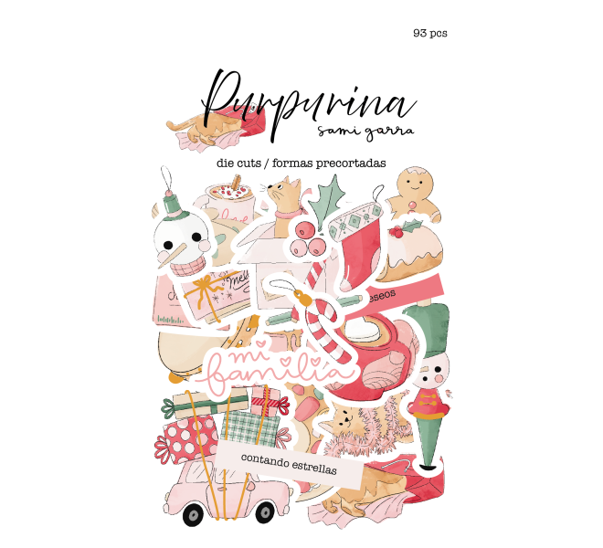 Diecuts Purpurina Navideños, Sami Garra