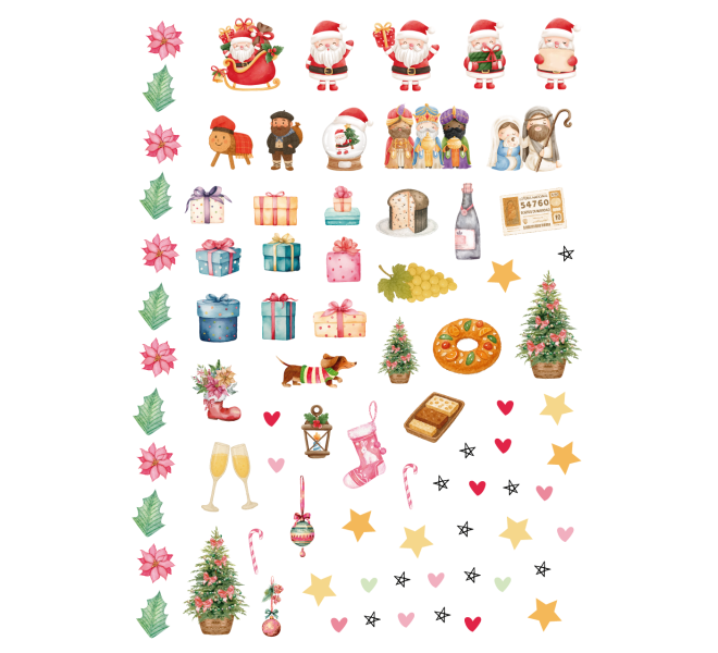 Diecuts 81 ilustraciones - Charm Elena Roche