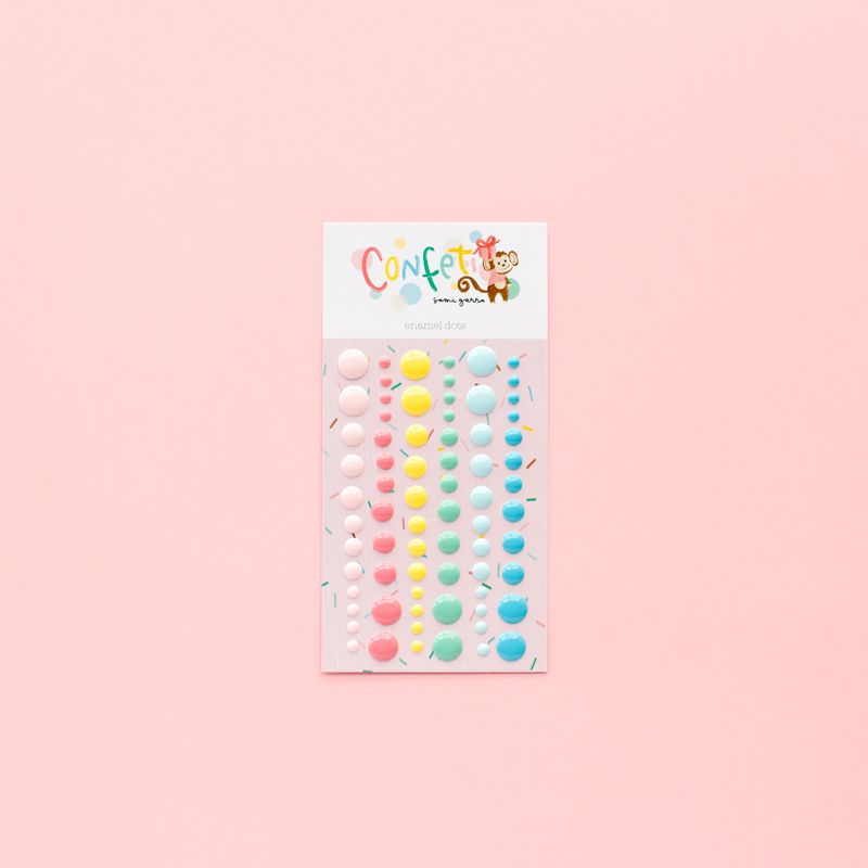 "Enamel Dots "Confeti", Sami Garra.