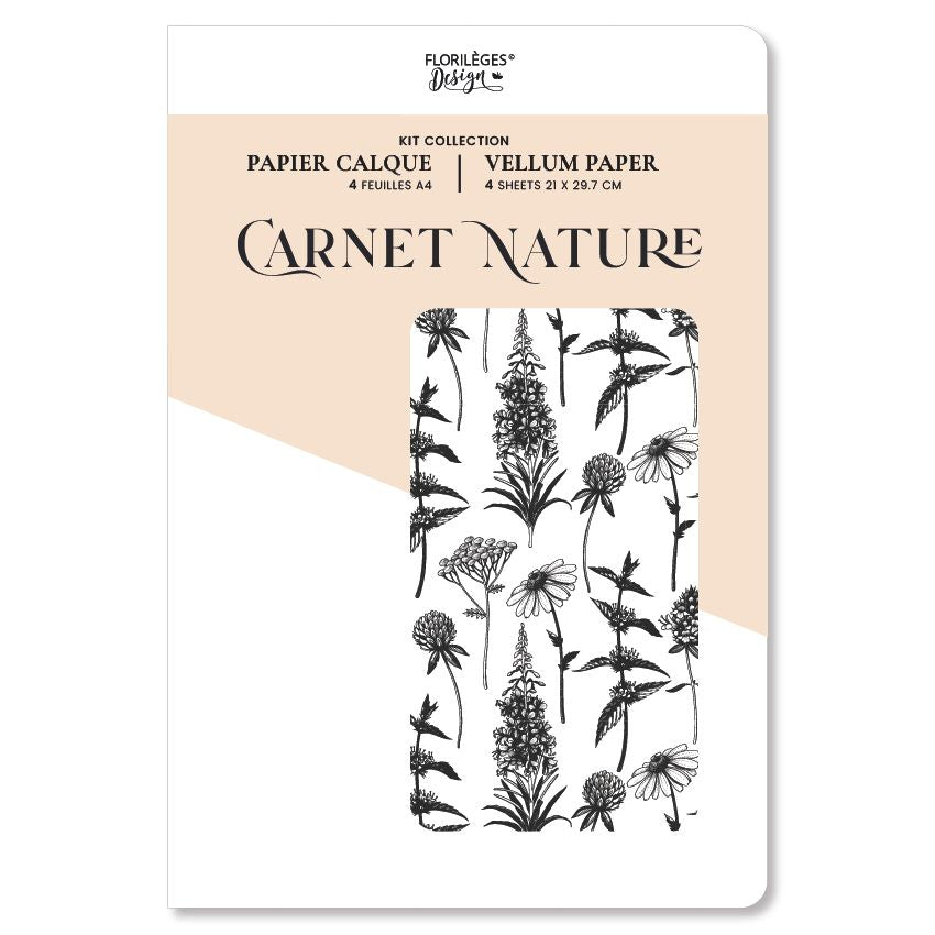 Kit de capas de CUADERNO DE NATURALEZA, de Marca  Florilèges Design.