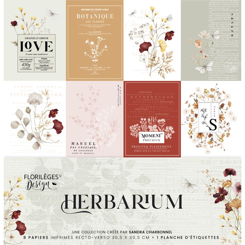 Albúm de Herbario, de Marca  Florilèges Design.