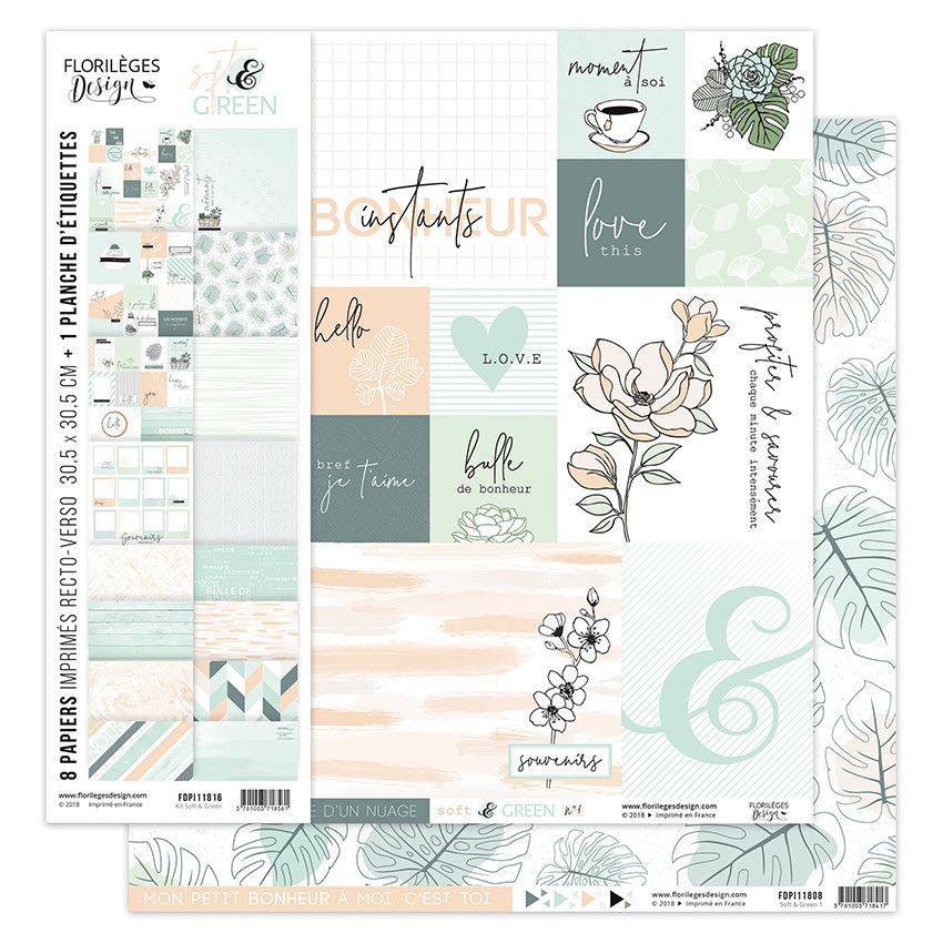 Kit SUAVE Y VERDE de Marca  Florilèges Design.