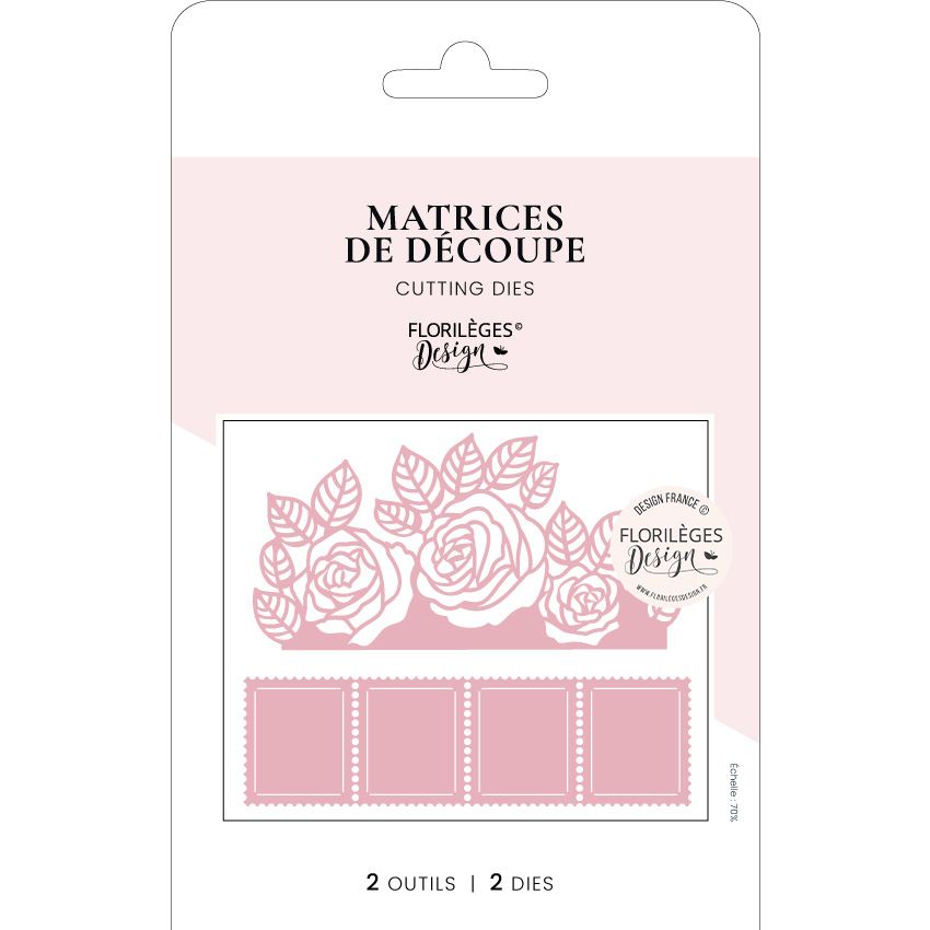 Troqueles de SELLOS Y ROSAS, de Marca  Florilèges Design.