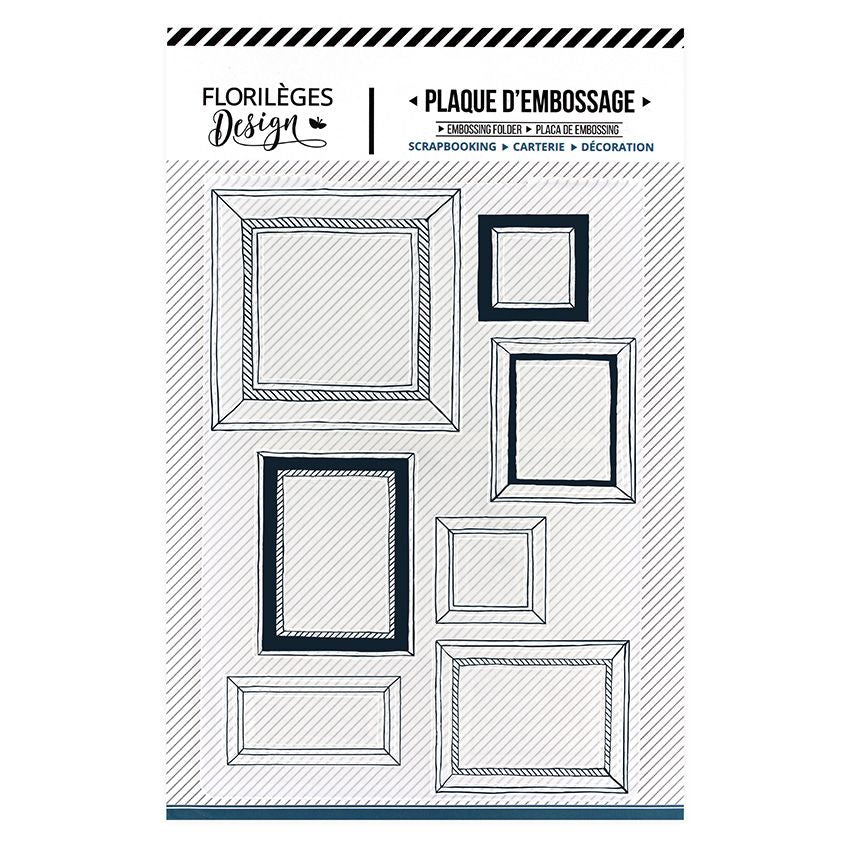 Carpeta de Embossing PARED DE MARCOS, de Marca  Florilèges Design.