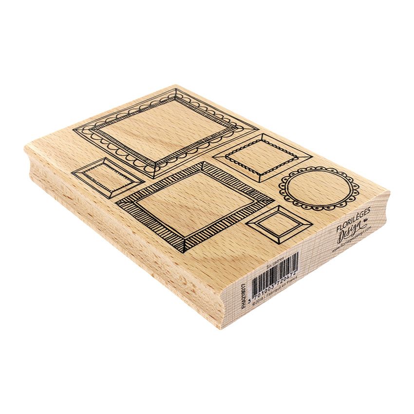 Sello de madera 6 Marcos, de Marca  Florilèges Design.