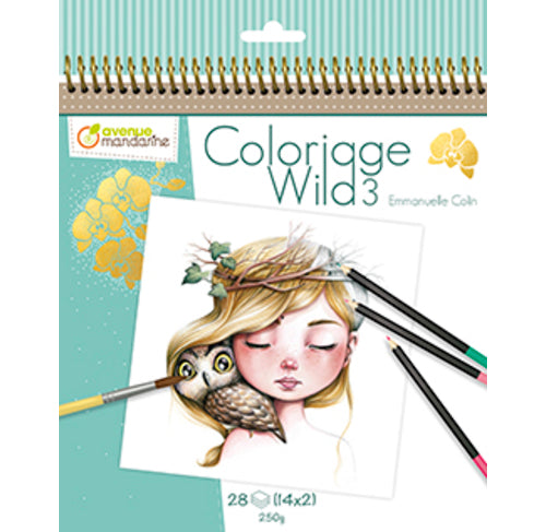 Libro para colorear Wild 3